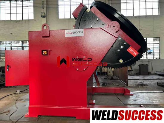 Heavy-Duty Automatic Pipe Rotary Table Electric Compact Standard 2 Axis Welding Positioner